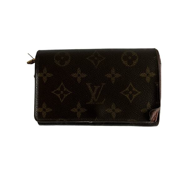 Authentic Louis Vuitton Paris Leather Monogram Snap Wallet - Picture 2 of 16